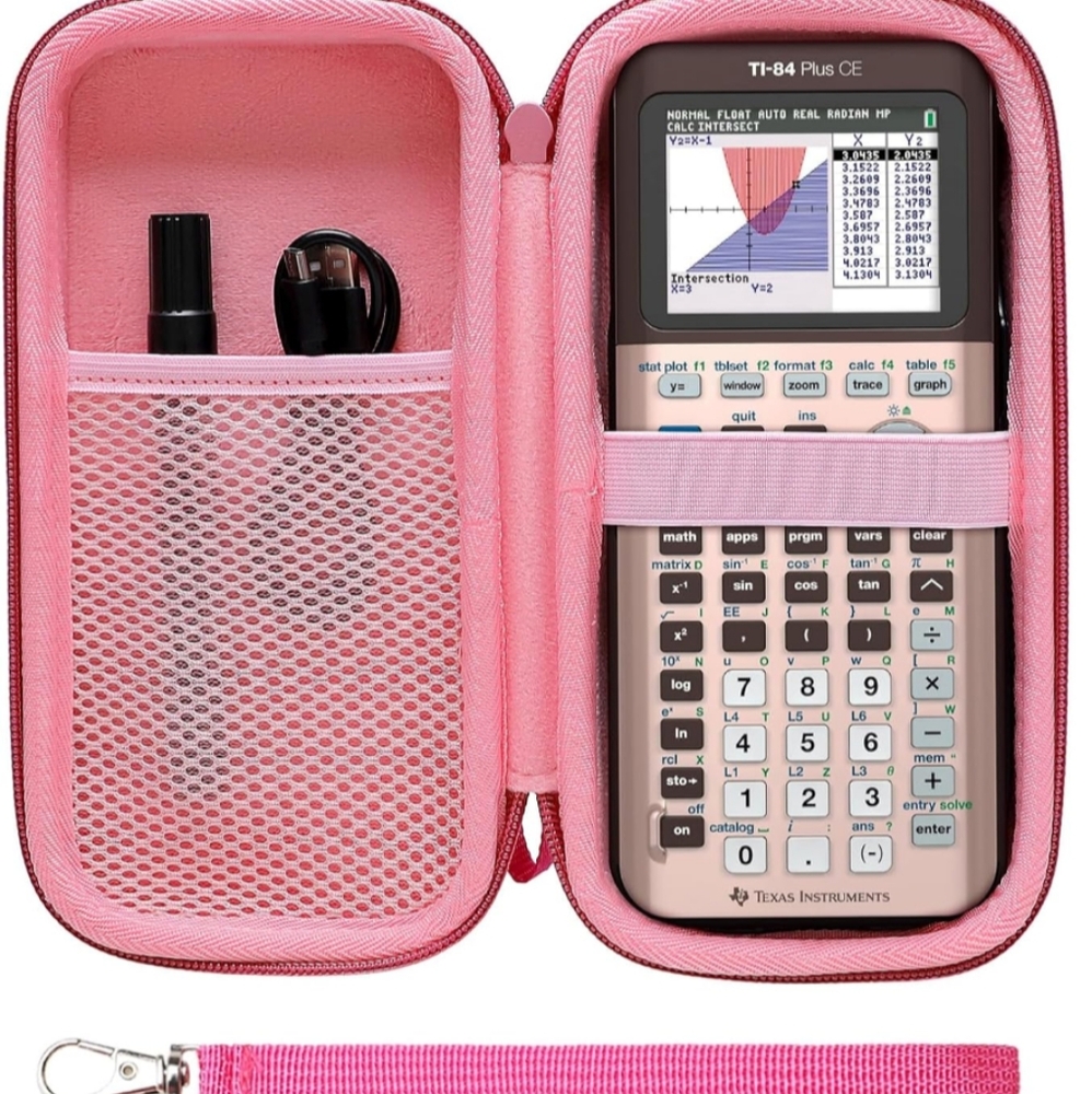 Texas Instruments Pink Calculator Case